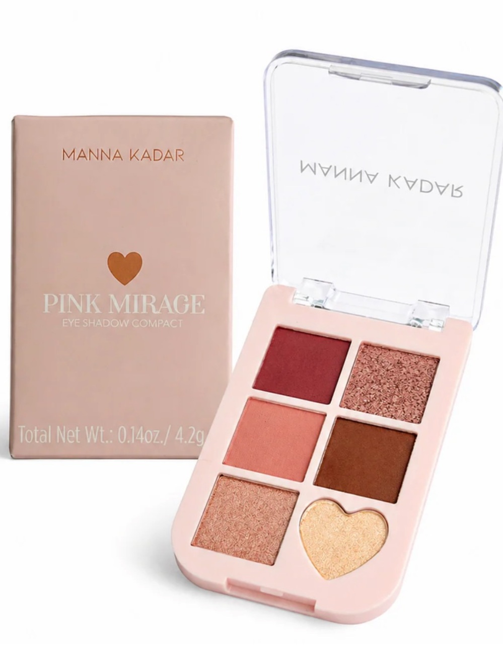 MANNA KADAR COSMETICS Pink Mirage Eyeshadow Palette 4.2g BRAND NEW IN BOX